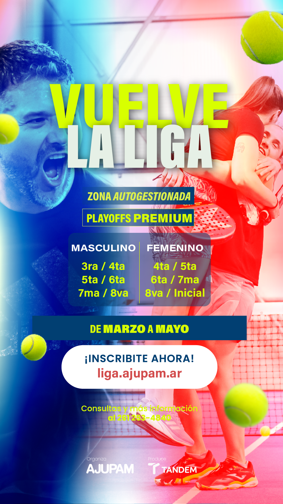 Flyer de La Liga Ajupam